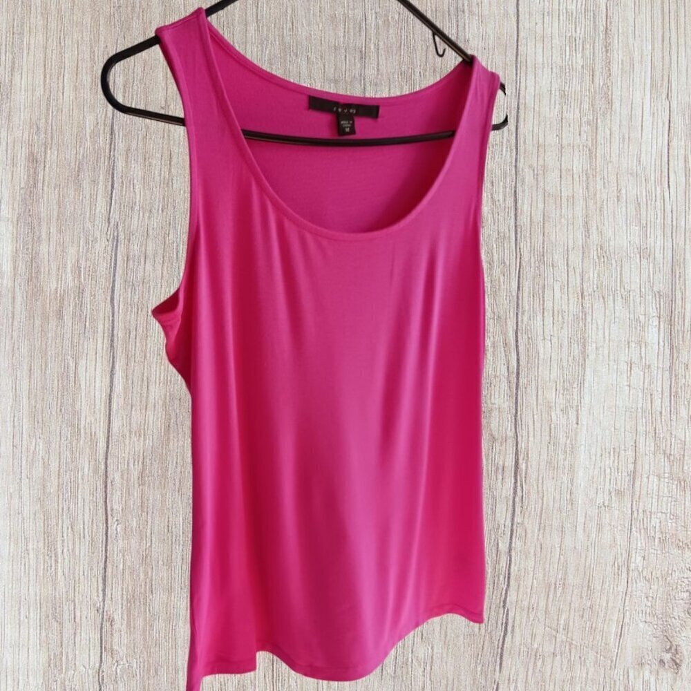 Fever Pink Sleeveless Tank Top Size Medium - Picture 3 of 9